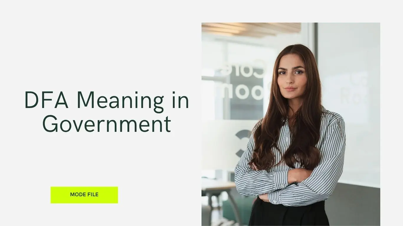 DFA Meaning in Government